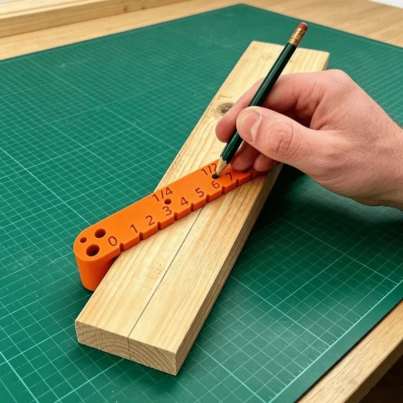 Workshop Cutting Tools - Multifunctional Wood Center Position Gauge Drilling