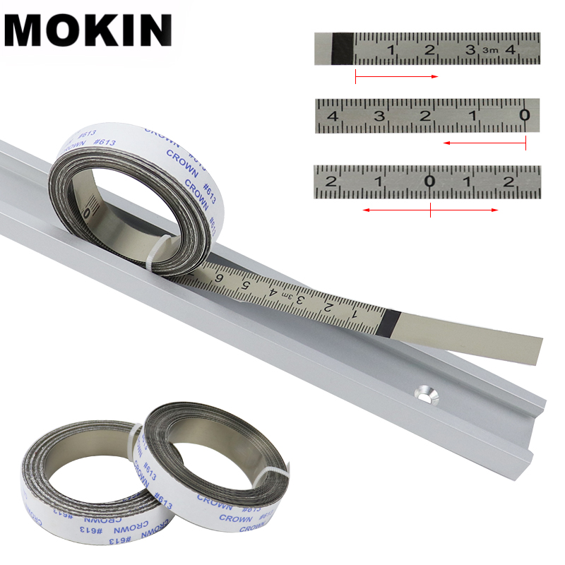 Router Table Insert - Metric Miter T-track Tape Measure 1M-5M