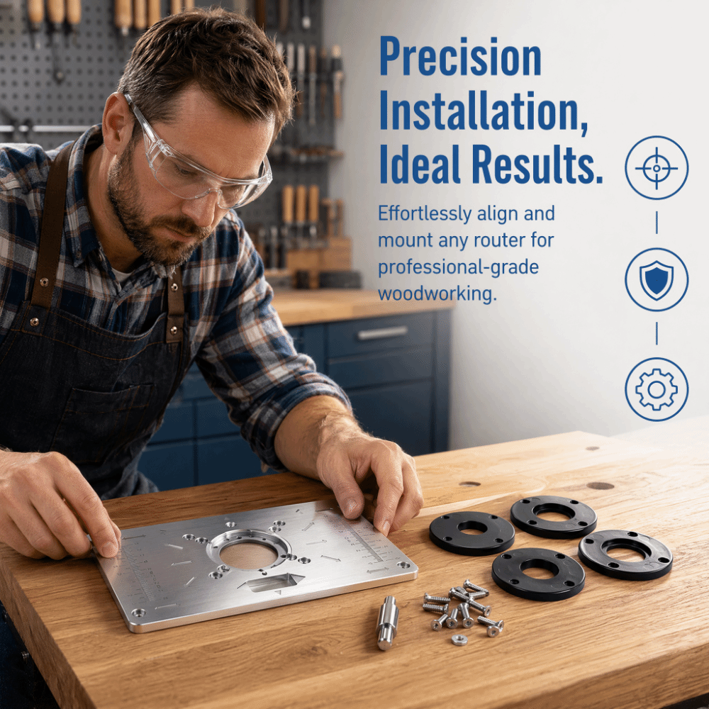 Aluminum Alloy Router Table In - Router Table Insert recension och pris