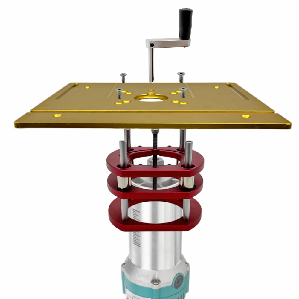 Aluminum Router Lift Kit with  - Router Table Insert recension och pris