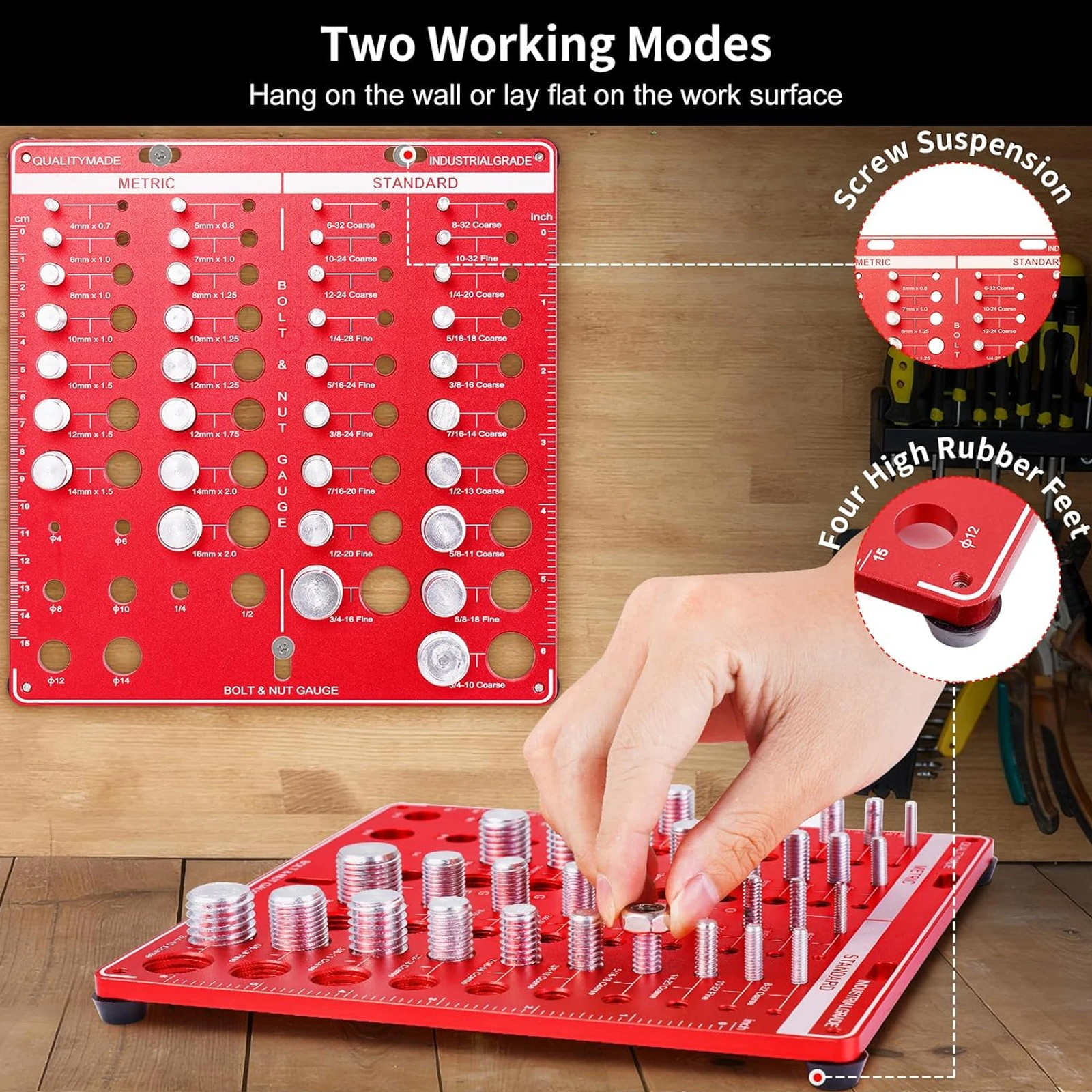 Nut and Bolt Thread Gauge Set  - Workshop Cutting Tools recension och pris