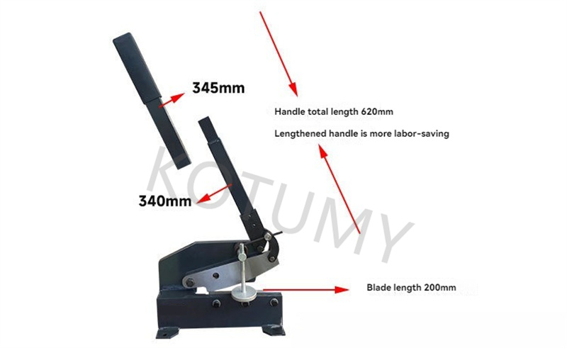 Manual Steel Plate Shear Porta - Workshop Cutting Tools recension och pris