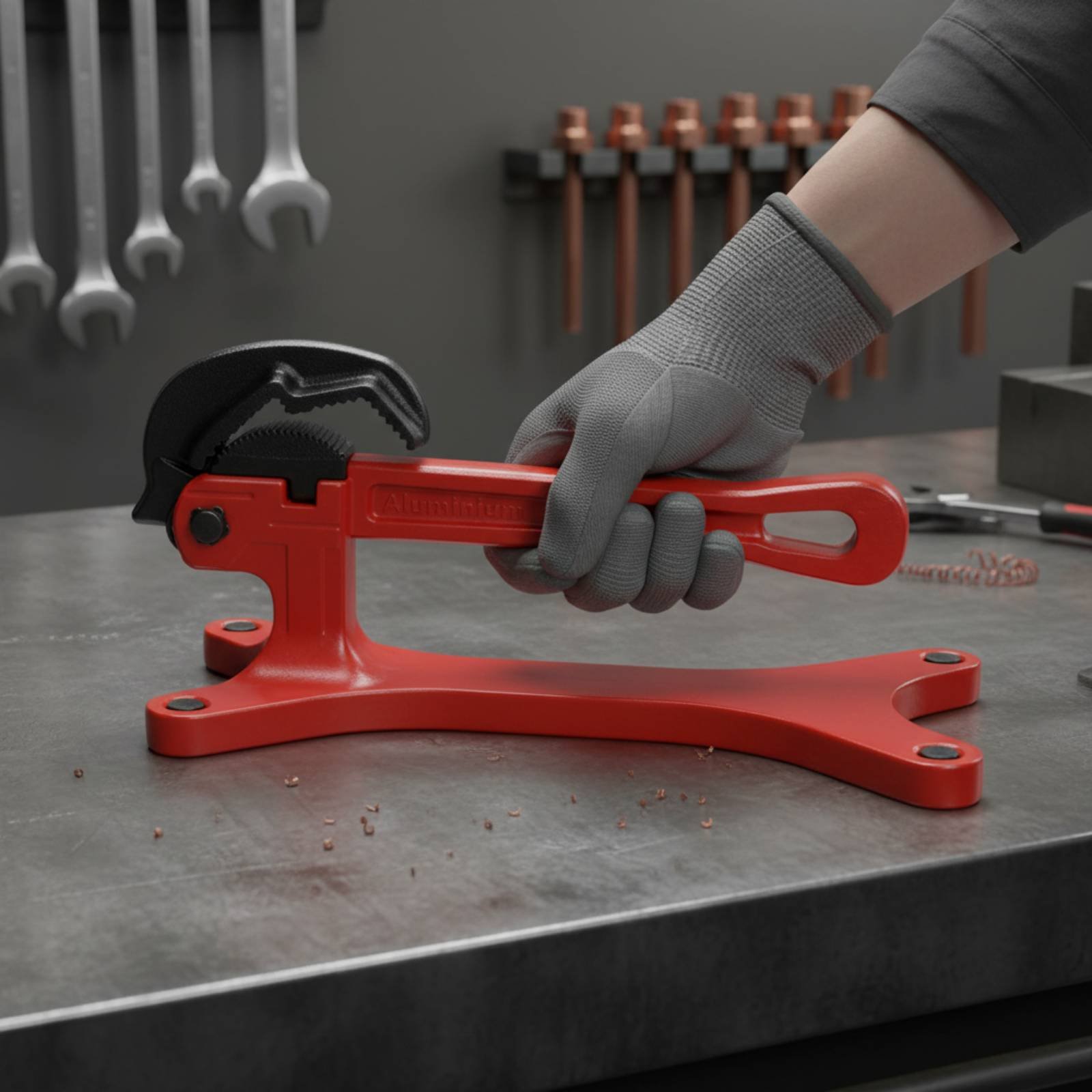 Self-Locking Pipe Wrench Porta - Tools In Workshop recension och pris