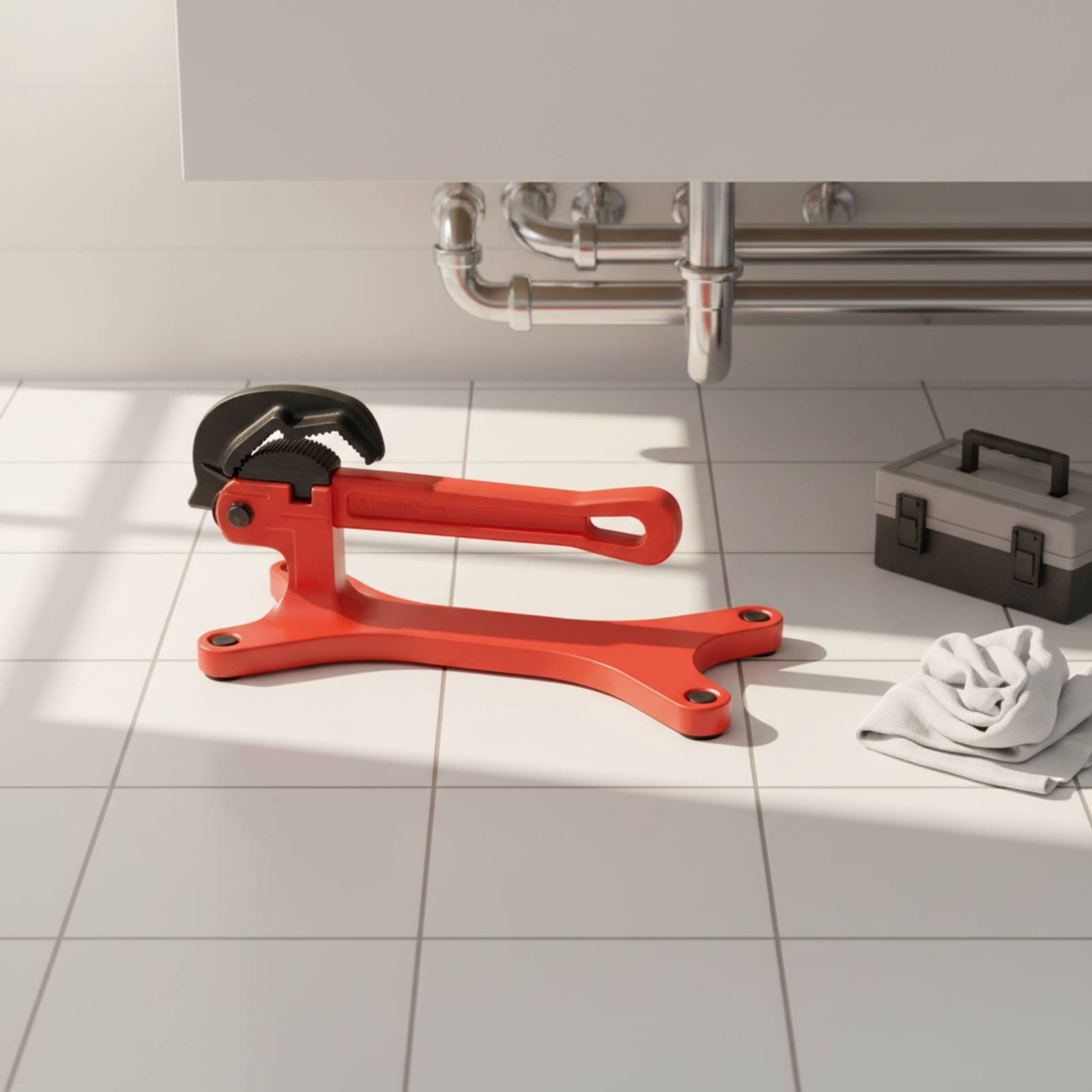Self-Locking Pipe Wrench Porta - Tools In Workshop recension och pris