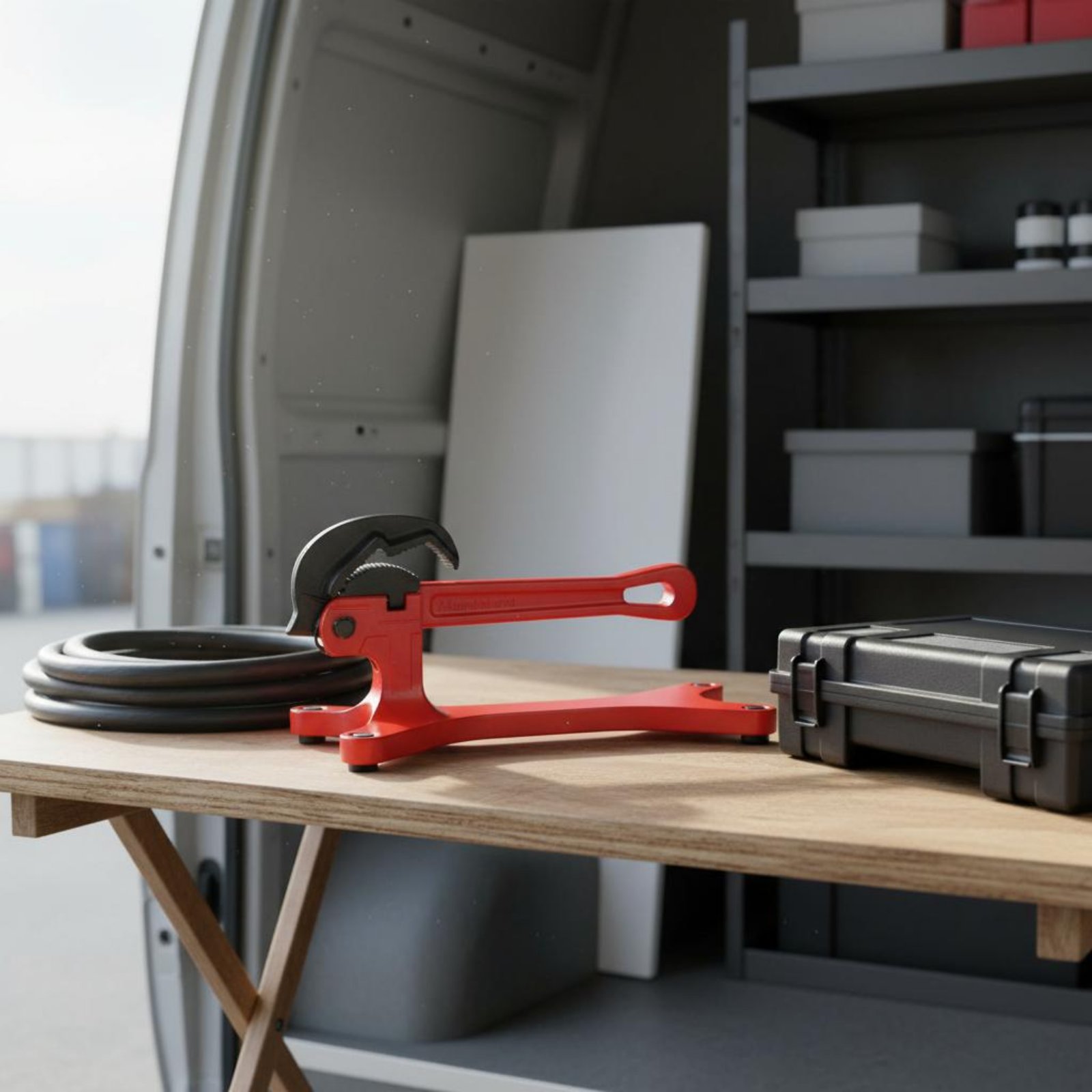 Self-Locking Pipe Wrench Porta - Tools In Workshop recension och pris