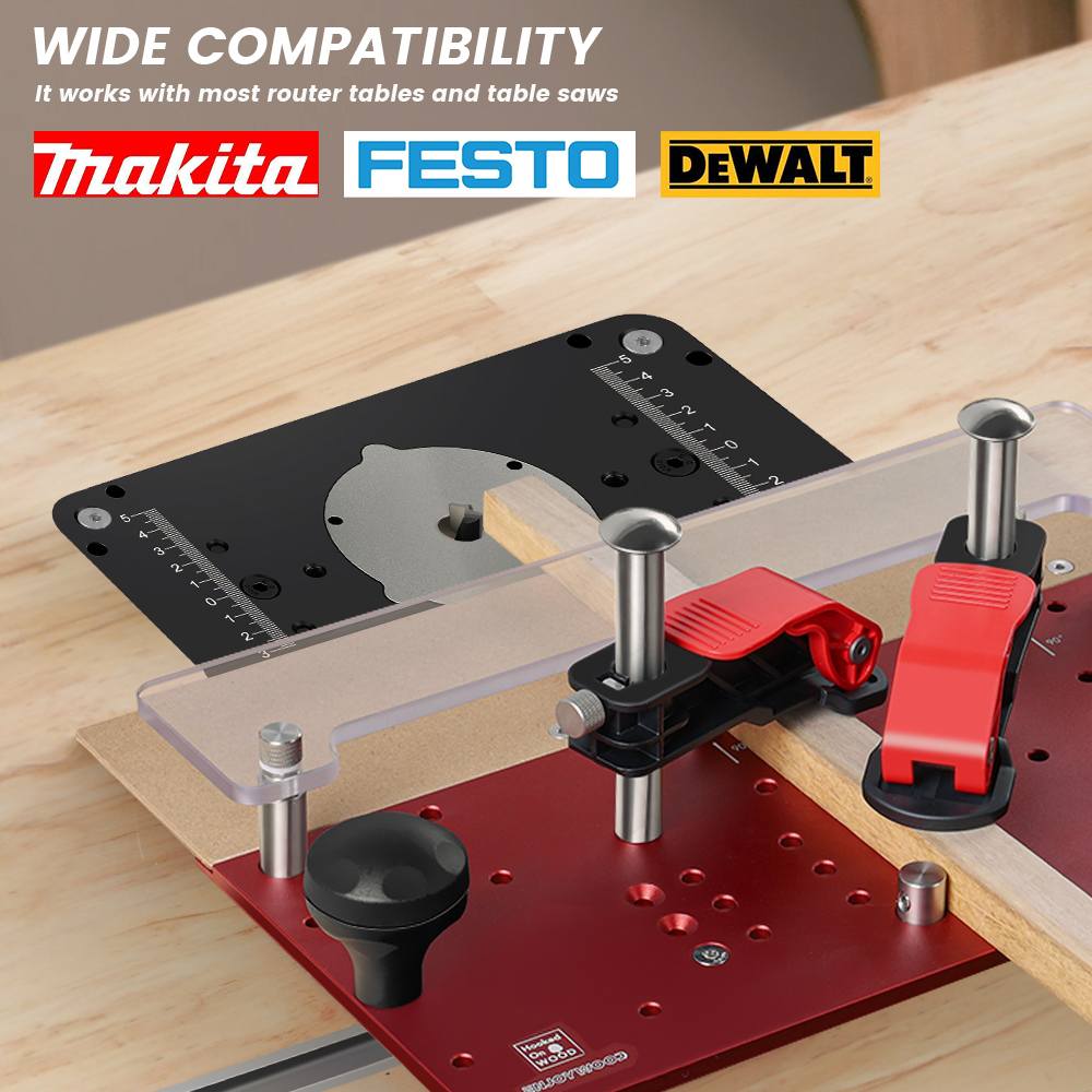 Hooked On Router Table Rail Co - Router Table Insert recension och pris