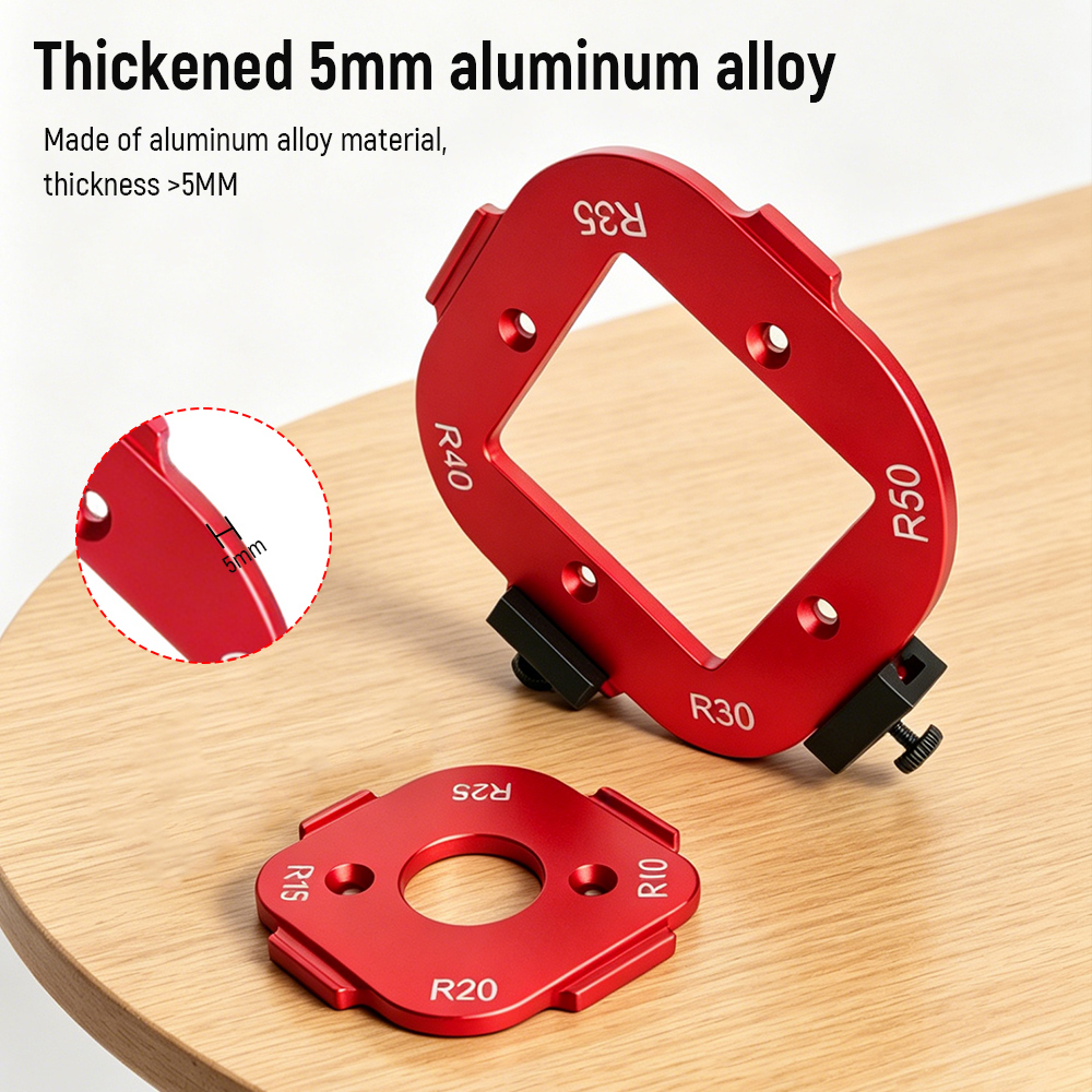 Aluminum Round Corner Radius T - Router Table Insert recension och pris