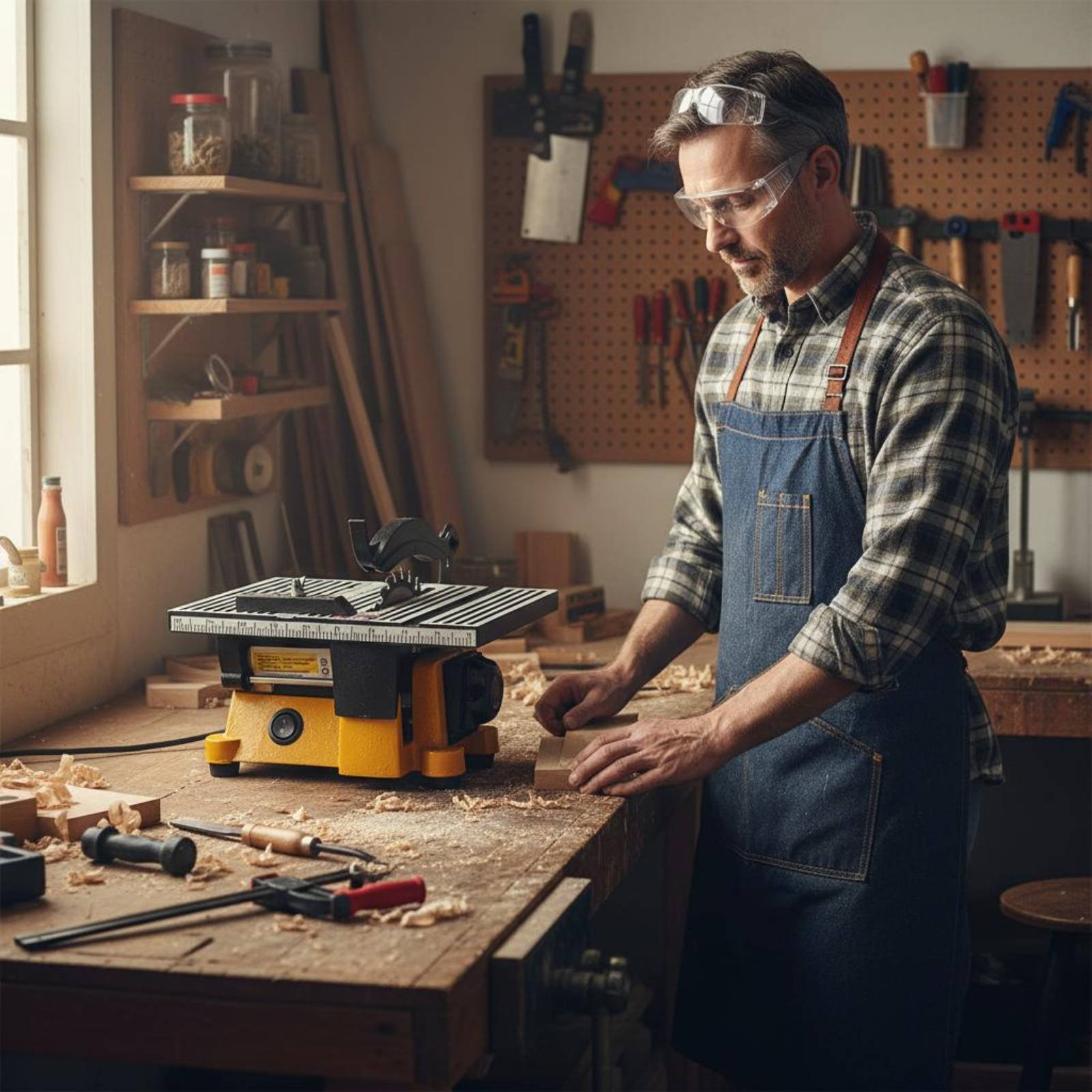 Mini Table Saw Portable Miniat - Workshop Cutting Tools recension och pris